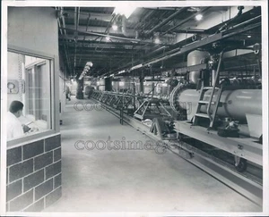 1956 Press Photo 100 Ft Shock Tube For Missile Research Avco Everett MA - Picture 1 of 2