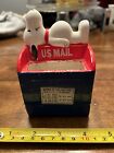 Vintage Snoopy 1958 1966 Snoopy Laying on US Mailbox United Feature Syndicate
