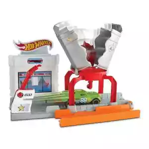 Juego de pistas de gasolinera City Blaze Blast de Mattel Hot Wheels - Imagen 1 de 15