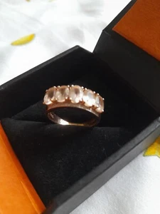 Ring🎁Rosegold 585er🌟 Gr. 19😍AAA ❤️🔥5 x Morganit ❤️❤️46 Brillanten 3.63 ct😍 - Bild 1 von 9