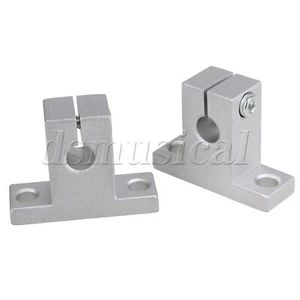 2 x 8mm Table CNC Router Linear Motion Rail Support Guide Shaft Bearing SK8 - Picture 1 of 6