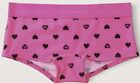 Victoria?s Secret pink Panties Logo Boyshorts Large Logo Hot Pink Pups Panty Vs