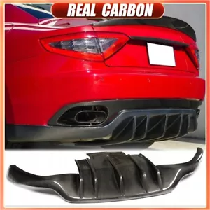 Kit de carrocería difusor de parachoques trasero de carbono real para Maserati GranTurismo 2006-2014 - Imagen 1 de 14