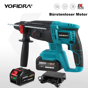 Trapano avvitatore a percussione a batteria SDS Plus utensile multifunzione - Foto 1 di 20