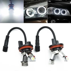 LED Angel Eyes H8 SIDELIGHTS For BMW E60 E61 E71 E70 LCI E90 E91 X5 X6 Z4 E92 X1 - Picture 1 of 8
