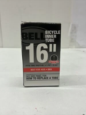 BELL SPORTS 16" Universal Schrader Valve Bike Tube Bicycle 1.75"-2.25" - Image 1 of 2
