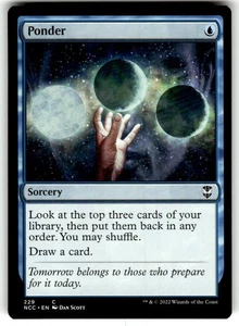 Ponder Commander: Streets of New Capenna Regular MTG - Picture 1 of 2