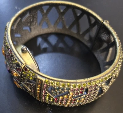 Reloj Brazalete Heidi Daus Vintage Bisagras 4" Foto 1 de 4