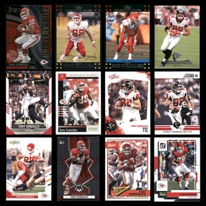 Tony Gonzalez Lot 12 Football Cards 2020 Panini Select Unbreakable Chiefs Set NM - Bild 1 von 15