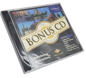 Transparent Language Software Bonus CD ~ 1998 VTG CD-Rom - Picture 1 of 2