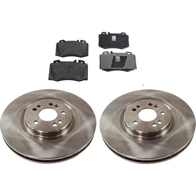 Disc Brake & Pad Kit For 02-05 Mercedes Benz ML500 Front Left Right Organic Pads - Image 1 of 4