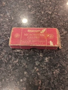 Micrómetro Starrett 436RL 1" Herramienta Vintage - Imagen 1 de 9