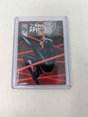 Tarjeta 2022 Marvel Masterpieces Sky Box variante cubierta Black Cat #47 433/999 Foto 1 de 2