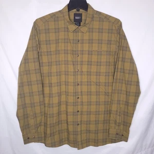 5.11 Tactical Shirt Mens XL Plaid Yellow Snap Button Long Sleeve - Picture 1 of 11