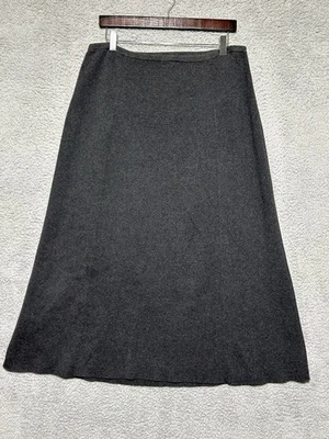 女式 Eddie Bauer 灰色棉尼龙混纺长裙,尺寸 L — 第 1/4 张图片