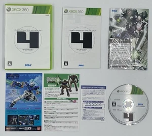 CIB Cyber Troopers Virtual On 4 Force Dennou Senki Japón Xbox 360 - Vendedor de EE. UU. - Imagen 1 de 15
