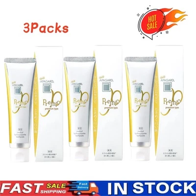 MARKENLOS 3X APAGARD PREMIO,Sangi' s Nano-Hydroxyapatite Toothpaste Naturally Whiter Teeth