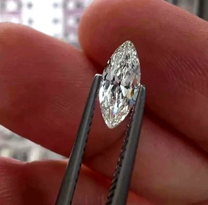 Loose Lab-Grown CVD Diamond 3.50 Ct Marquise Cut VVS1 - F Certified Diamond - Picture 1 of 6