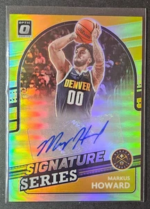 Markus Howard Auto 2021-22 Donruss Optic Signature Series Silver Holo Prizm - Bild 1 von 2