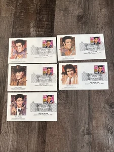 5 Elvis Presley Postage Stamped Envelope Limited Edition Set Top Zustand - Bild 1 von 11