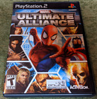 Marvel: Ultimate Alliance (Sony PlayStation 2, 2006) Black Label Complete