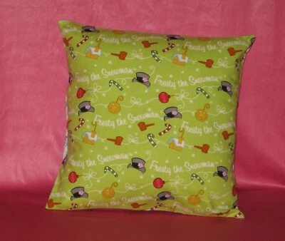 Funda de almohada hecha a mano - 14" - Frosty the Snowman - Multicolor Foto 1 de 2