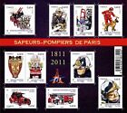 FRANCE 2011 - Miniature Sheet n° F4582 MNH ** Fire Brigade of Paris - POMPIERS