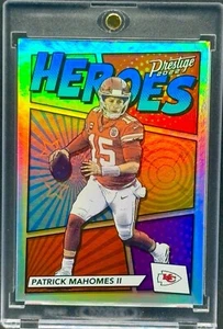 Patrick Mahomes RARO HOLO FOIL REFRACTOR TARJETA DE INVERSIÓN PANINI CHIEFS MVP COMO NUEVO - Imagen 1 de 2
