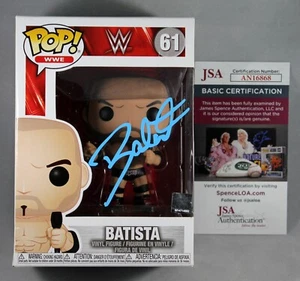 DAVE BAUTISTA SIGNED BATISTA WWE FUNKO POP FIGURE WRESTLING AUTOGRAPHED +JSA COA - Picture 1 of 2