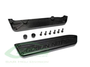 Plastic Fuel Tank Support Black - Goblin black Nitro : H0686-S - Picture 1 of 1