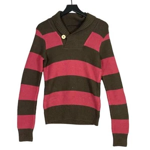 Damen Pullover Pulli gestreift, Größe S mehrfarbig Kostüm Halloween - Bild 1 von 7