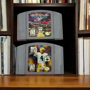 NFL Blitz Game & NFL Quarterback Club ‘99 For Nintendo 64 N64 Games Only - Picture 1 of 21