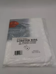 Regency Wraps Lobster Bibs 25 Disposable Bibs - Picture 1 of 1