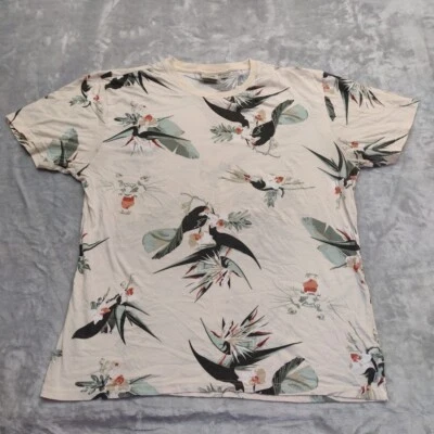 Camiseta Vans Off The Wall Pájaro del Paraíso con Gato Estampado XL Marfil Foto 1 de 4