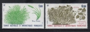 FRENCH SOUTHERN & ANTARCTIC TERRITORIES Poa Cookii & Lichen MNH set - Picture 1 of 1