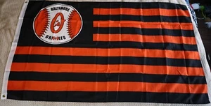 Baltimore Orioles 3x5 ft House Pole Flag Wall Banner MLB Baseball Decoration - Picture 1 of 16