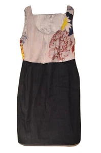 TAHARI ~Arthur S. Levine Smart Floral/Denim Fitted Dress Size: US 8 UK 12 - Picture 1 of 5