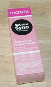 Matrix SoColor Sync Pre-Bonded Alkaline Toner 8A Medium Blonde Ash, full-bodied - Picture 1 of 2