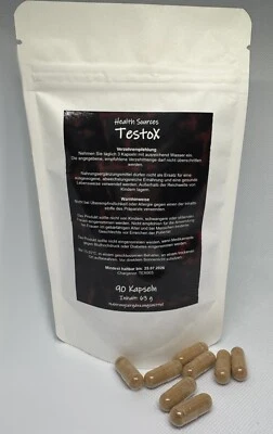 90 Kaps. TestoX * Muskelaufbau * extrem * Testosteron * Booster * Bodybuilding - Bild 1 von 3