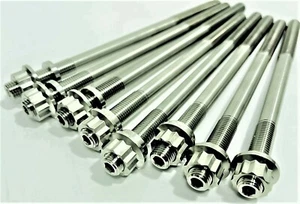 Best Can Am X-3 X3 Turbo TITANIUM Head Studs Better Stronger Ti Stud Bolt Kit - Picture 1 of 5