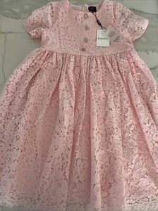 Bardot Junior Bailee Lace Girls Dress Baby Pink Size US 16 EU 164 NWT - Picture 1 of 9