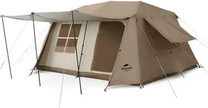 Tenda istantanea Villaggio, tenda da campeggio 4 persone 8 persone con parapioggia completa - Foto 1 di 47