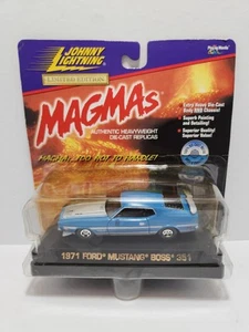 Johnny Lightning 1999 Ltd Edition Magmas 1971 Blue Ford Mustang Boss 351 - Picture 1 of 5
