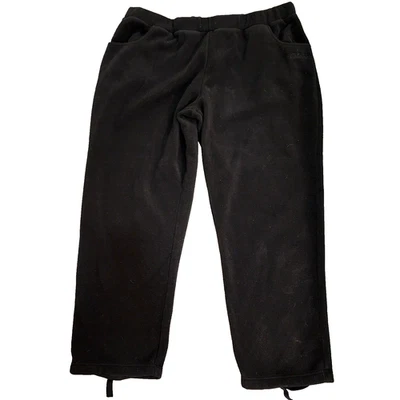 CABELA'S black winter fleece pants- size 2XL - Image 1 of 3