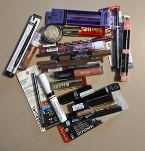 Mixed Cosmetics Lot Lip & Eye, 25pcs, Milani, e.l.f, Covergirl, Revlon, NYX ... - Picture 1 of 1