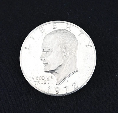 1 dollaro Eisenhower in argento 1972 - 1 dollar - Silver 400 - qualità SUP - Immagine 1 di 2