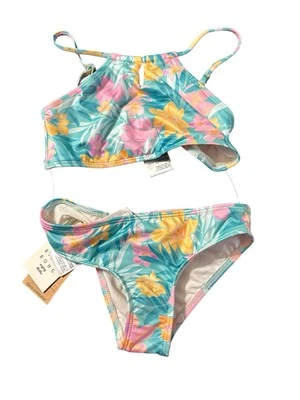 NUEVO Traje de baño Billabong niña 2 piezas talla 10 Foto 1 de 3
