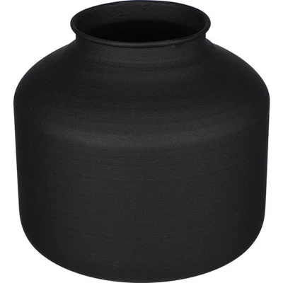  Jarrón de hierro arreglo floral contenedor simple práctico mate florero decoración Foto 1 de 4