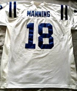 Camiseta deportiva Reebok Peyton Manning #18 Indianapolis Colts cosida talla 56 para hombre - Imagen 1 de 13