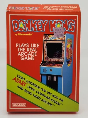 Atari 2600 Boxed Video Game Cartridge - Donkey Kong - CIB Complete Working - Image 1 of 3